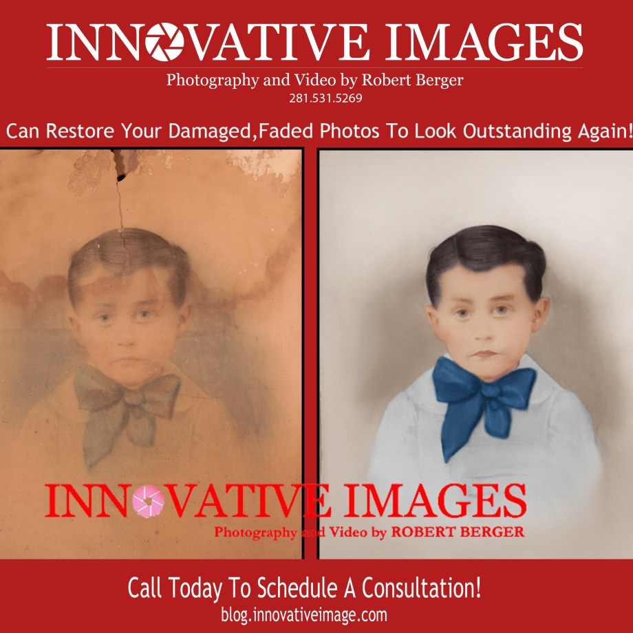 Flood and water damaged photo picture restoration serving Houston, Katy Fort bend Texas. !