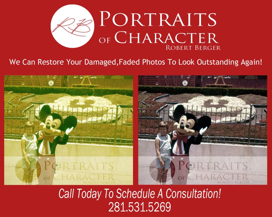 Houston Picture restoration for old damaged photos Innovative Images Photography by Robert Berger Portraits of Character by Robert Berger Photograph restoration Picture restoration old photo fix houston katy fort bend Texas